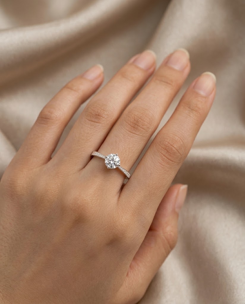Anillo Solitario Promesa en plata 925 — MARDAN JOYAS